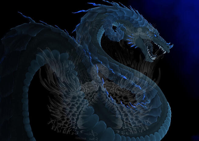 Painting dragon